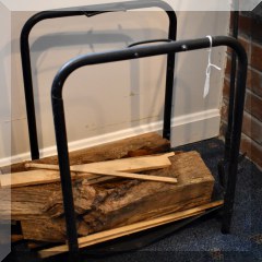 D62. Log holder 18” x 14” x 11” - $14
